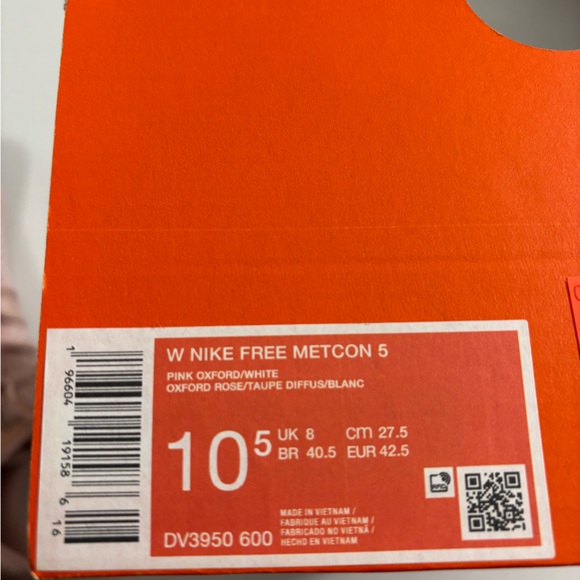 Nike Free Metcon 5 Pink Sneakers - Picture 6 of 6